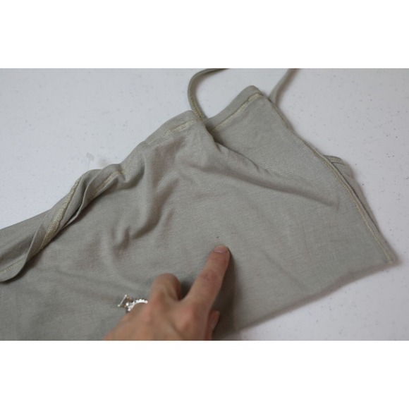 Skims Tank Women 3XL Cream Tan Spaghetti Crop Top Cami Camisole Classic - Picture 9 of 9